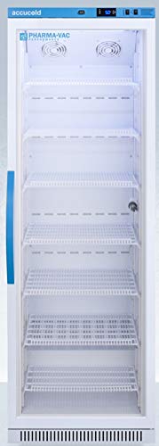 Summit Appliance Accucold 15.0 cu.ft. Medical Refrigerator, 24” Wide, Vaccine Refrigerator, Glass Door - ARG15PV
