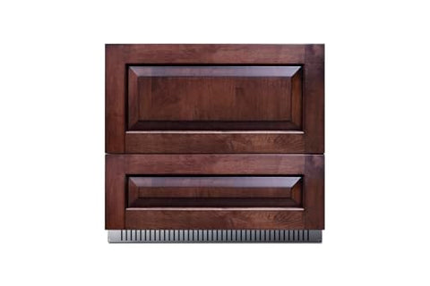 Summit 36” Two Drawer Refrigerator, Outdoor Drawer Refrigerator, 7.15 cu.ft. Capacity, Panel Ready- SPR36332DPNR (*Panels not include)