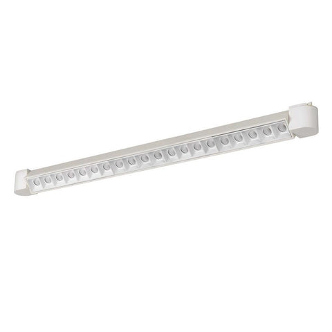 Cal Lighting HT-812M-WH Dimmable Integrated LED 60W, 3024 Lumen, 85 CRI, 3000K, 3 Wire Wall wash Track Fixture, White
