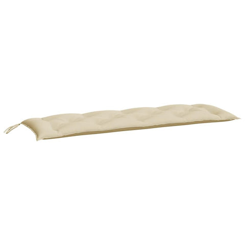 vidaXL Beige Garden Bench Cushion - Oxford Fabric Seat Pad for Outdoor/Patio Furniture, Indoor Family Bench, 59.1"x19.7"x2.8"