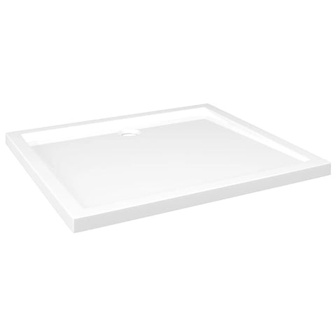 vidaXL Rectangular ABS Shower Base Tray in White