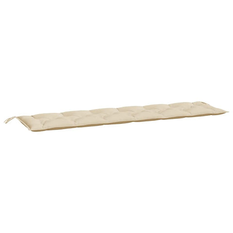 vidaXL Beige Garden Bench Cushion, 78.7"x19.7"x2.8", Made from Durable, Oxford Polyester Fabric, Comfortable and Versatile for Outdoor Use