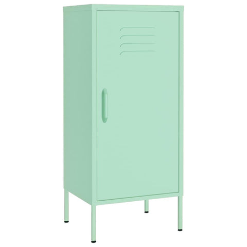 vidaXL Storage Cabinet Mint 16.7"x13.8"x40" Steel