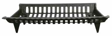 Ace Fireplace Grate Cast Iron 27 " W X 15 " D Black