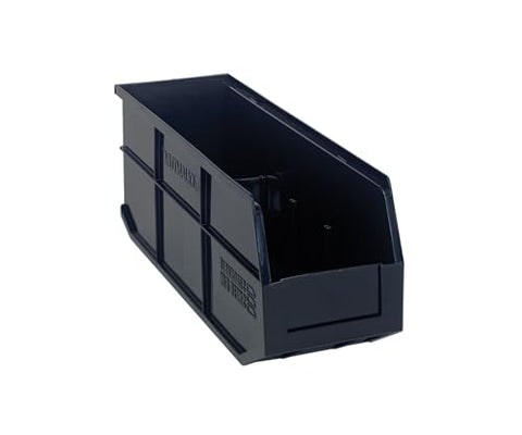 Quantum Storage SSB461 Stackable Shelf Bins Part Organizer - 18" x 6" x 7" - 6 Pack