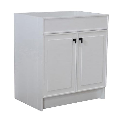 Bellaterra Home F30B-BL-CAB Vanity Cabinet, 30 in, White