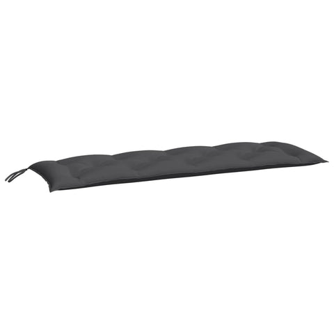 vidaXL Fabric Garden Bench Cushion - 59.1"x19.7"x2.8" Garden Seating Comfort - Anthracite Oxford Polyester Bench Cushion for Outdoor/Indoor Use