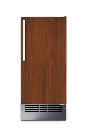 Summit 15" Ice Maker, Drain Free, Built-in Ice Maker 25lb. Production Capacity, Panel Ready*- BIM26H34IF *Panel not Included