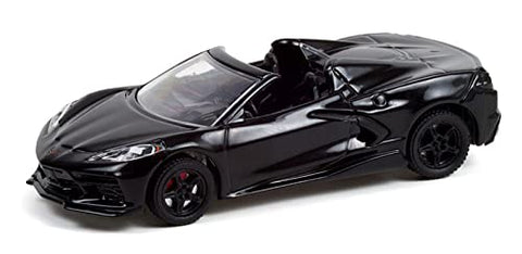 Collectibles Greenlight 37240-D Barrett-Jackson,Series 8-2020 Chevy Corvette C8 Convertible (Lot #3003) - Black with Adrenaline Red Interior 1/64 Scale