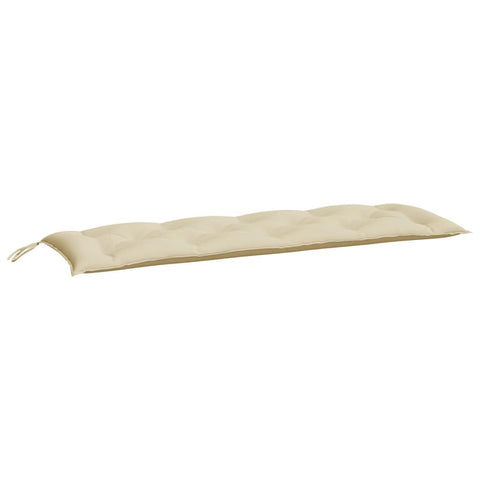 vidaXL Garden Bench Cushion - Oxford Fabric in Beige hue - 59.1"x19.7"x2.8" - Easy to Clean, Durable & Comfortable Cushioning - Ideal for Outdoor Use