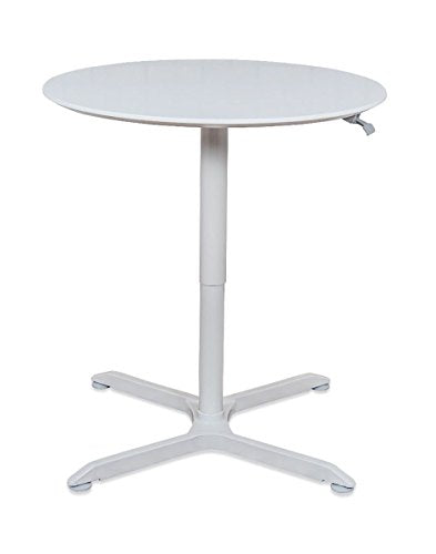 36 in. PNEUMATIC HEIGHT ADJUSTABLE ROUND CAF TABLE -