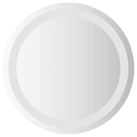 vidaXL LED Bathroom Mirror Wall Mounted Bathroom Vanity Mirror with Lights Round