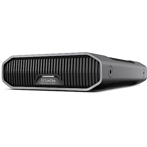 SanDisk Professional 12TB G-Drive Enterprise-Class External Desktop Hard Drive - 7200RPM Ultrastar HDD Inside, USB-C (10Gbps), USB 3.2 Gen 2, Mac Ready - SDPHF1A-012T-NBAAD