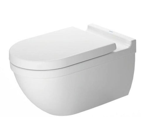 Toilet wall mounted 62 cm Starck 3 white washdown Durafix US-vers.