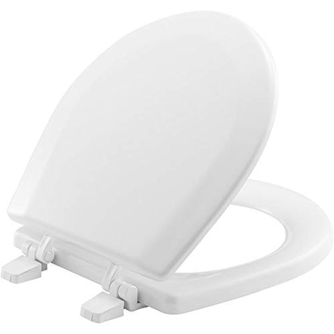 BEMIS TC50TTA MARINE Toilet Seat, Small Toilet Seat Made for Boats and RVs, Durable Wood, White