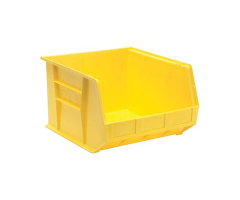 QUANTUM STORAGE SYSTEMS QUS270YL Solid Part Organizer Ultra Yellow Bins 18" L x 17" W x 11" H 3 Pack