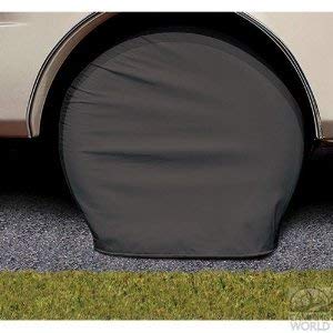 ADCO 3970 Black Single Axle Ultra Tyre Gard Tire Wheel Cover 36-39" (Pair)