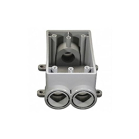 Cantex 5133544 Weatherproof Box, 1/2 In Hub, Pvc