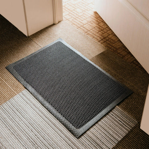 Floortex® Doortex® Meshmat Entrance Mat, Metallic Gray - 20" x 32"