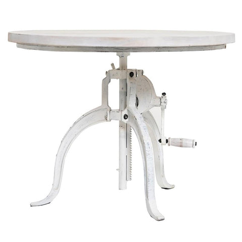 Riley Adjustable Height Rustic Hi-Lo Coffee Table - Whitewash
