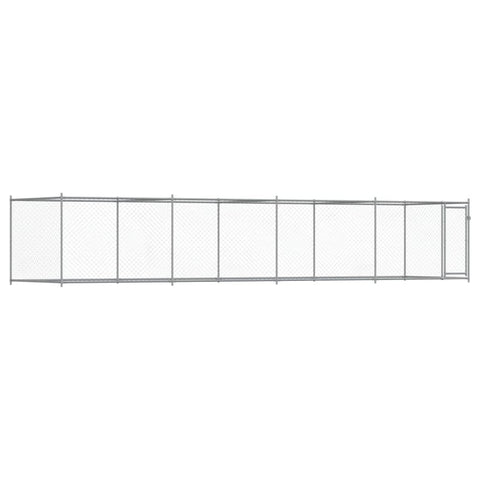vidaxl - Outdoor Steel Dog cage 8x2x1.5m - Lockable Kennel