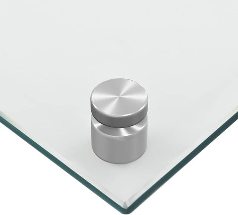 vidaXL Transparent Tempered Glass Kitchen Backsplash - Scratch-Resistant, Heat-Resistant, Easy to Install, Perfect for Modern Kitchen Decor, Dimension 27.6"x15.7"