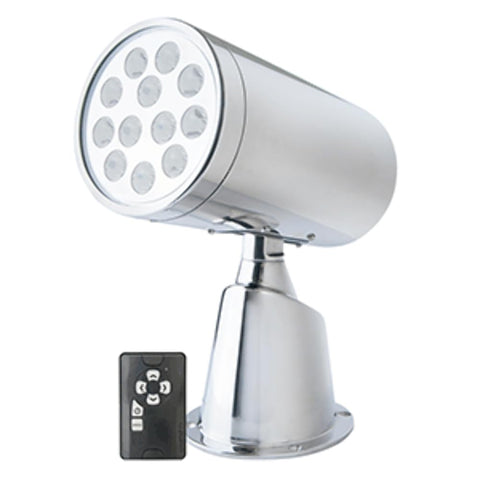 Marinco 23050A IP67 LED Stainless Steel Spotlight With Remote
