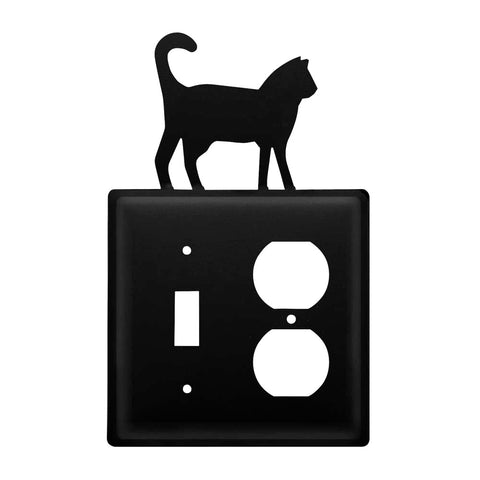 Village Wrought Iron Pet Cat Switch & Outlet Cover