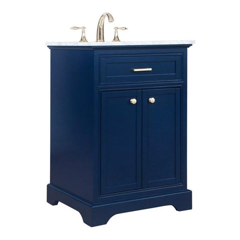 24 in. Single Bathroom Vanity, Blue