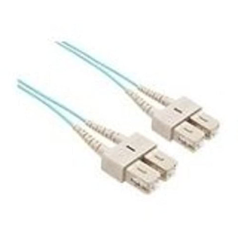 Unirise USA LLC 2 Meter Om3 10 Gig Fiber Optic Cable Aqua PVC Jacket 50/125 Micron Multimode D