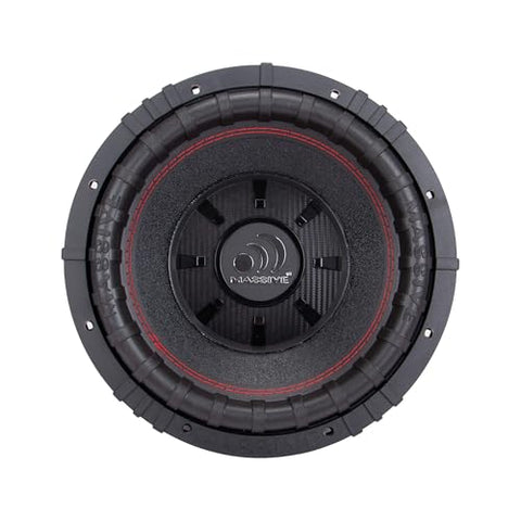 Massive Audio GTR122 | 12" 1000 Watts RMS / 1500w MAX Dual 2 Ohm Subwoofer with Grill
