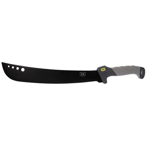 Hawk Machete Hunting Knife with Protective Sheath | Durable Corrosion-Resistant Stainless Steel Full-Tang Hatchet-Head 14.98" Fixed Blade Knife