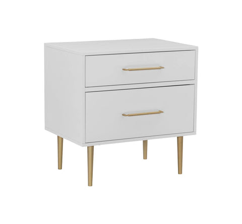 Linon Gloria Two Drawer Nightstand
