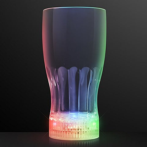 blinkee 12 Oz. Light up Multicolor Coke-Cola Glass