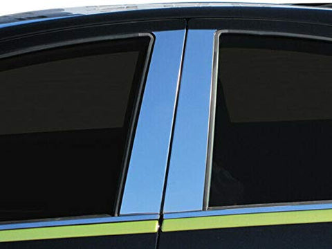 QAA is Compatible with 2012-2019 Toyota Prius C 6 Piece Stainless Pillar Post Trim PP12706