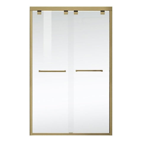 Elegant Kitchen and Bath Warren 48x76 Aluminum Shower Door in Gold