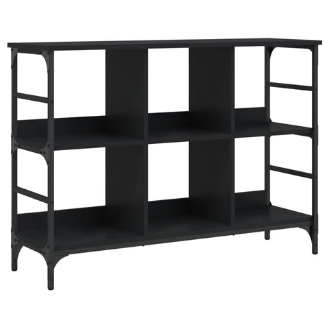 vidaXL Black Engineered Wood Sideboard - Classic Style Storage Cabinet with Adjustable Feet for Living Room, Bedroom, Hallway