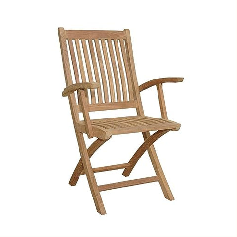 Anderson Teak Patio Lawn Garden Furniture Tropico Folding Armchair