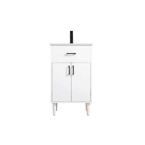 ELEGANT Kitchen and Bath Chandler 20 inch Single Bathroom Vanity in White
