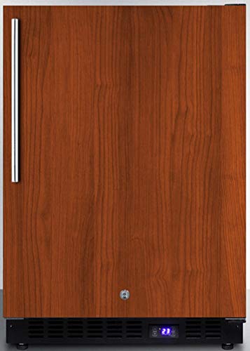 Summit 24” Freezer with Ice Maker, Built-in Outdoor Freezer, 4.72 cu.ft Capacity, Panel Ready*- SPFF51OSIFIM (*Panels Not Included)