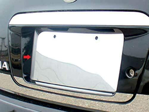 QAA Part LP23281 is a 1 Piece Stainless Steel License Plate Bezel That is compaitble with Accord 2003-2005