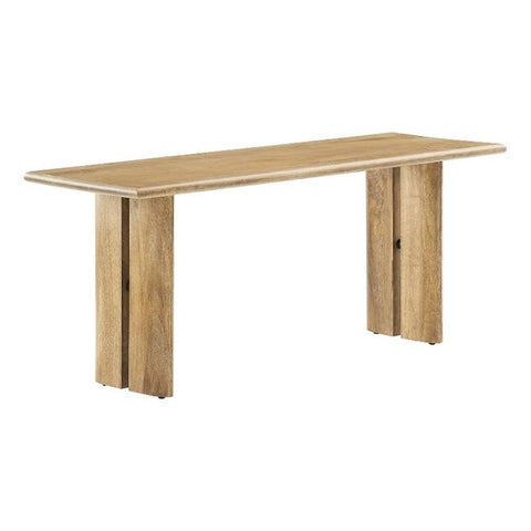 Modway EEI-6343-OAK Amistad 46" Wood Bench, Oak