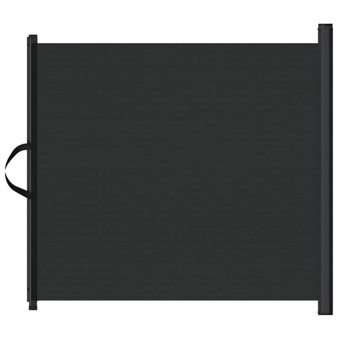 vidaXL - Retractable Pet Gate Dog Barrier Fence - Kitchen/Bedroom/Stair - Black - 32.5 x 49.2 inches, Durable Polyester & Metal