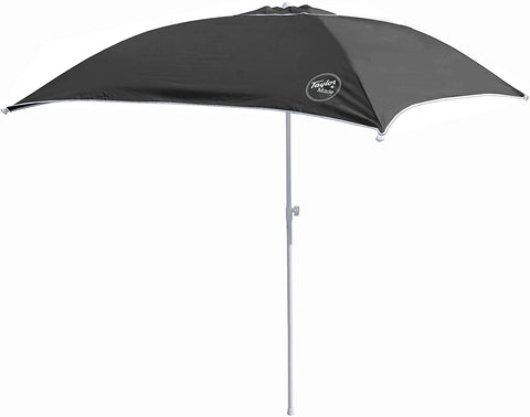 Taylor Made Anchorshade III Boat Shade, Black, 6' x 6', Adjustable Aluminum Pole to 8 Feet, UV-Treated Fade-Resistant Nylon, Market-Style Top, Carrying Case, Fits Most Boats and Benches – 22049