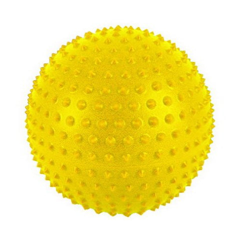 Aeromat Inflatable Massage Ball 6.5" (Spikey Nodule) - Yellow