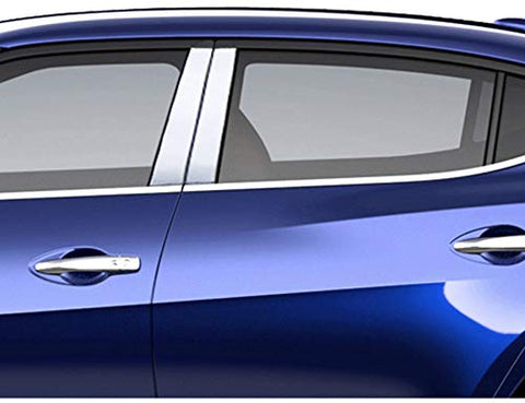 QAA is Compatible with 2016-2020 Nissan Maxima 6 Piece Stainless Pillar Post Trim PP16541