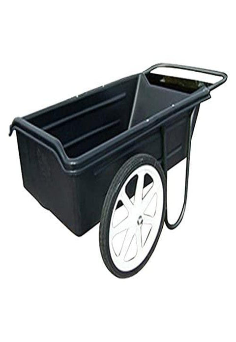 Taylor Made Dock Pro Dock Cart, 47 x 23 x 13-Inch, Ergonomic, Curved Handle, Marine Plastic Rim Wheels, 7 Cubic Feet, 300 lbs. Capacity, Hand Wheelbarrow for Garden, Landscape, Yard, Cargo - 1060