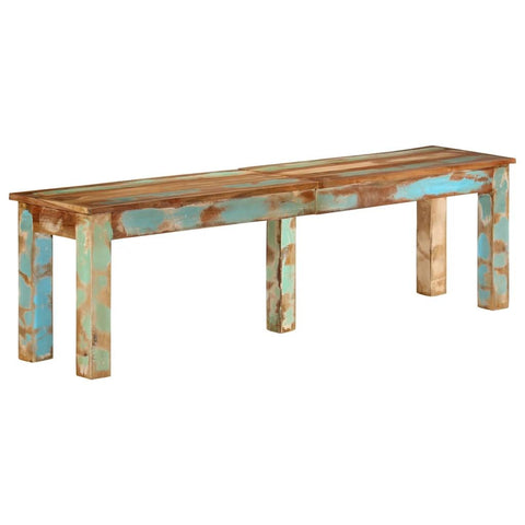 vidaXL Handmade Bench in Solid Reclaimed Wood - Eco-Friendly, Stylish, Versatile for Indoor Furnishing, Easy to Assemble and Maintain