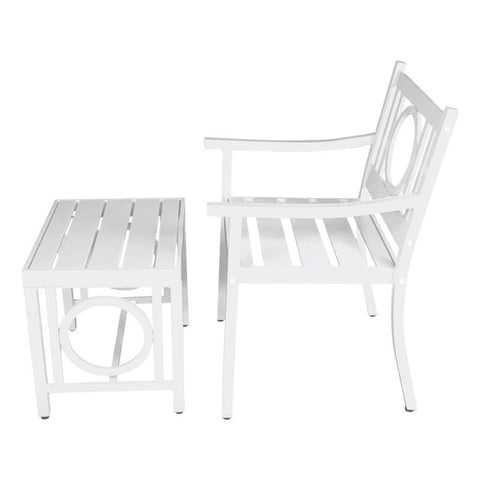 Grammercy Decorative Metal Chair - White