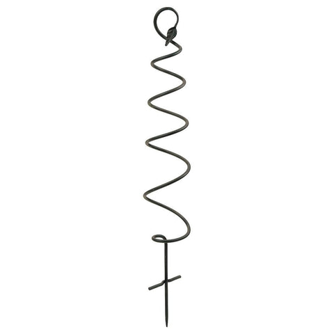 Achla Designs FST-01 Spiral Wrought Iron Garden Trellis, 8x42 inches, Black